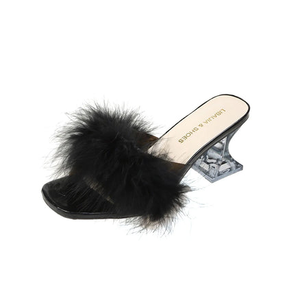 Damen-Stiletto-Sandalen, offene Zehenpartie, hoher Absatz
