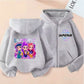 Engraçado zip up sweatshirts kpop demon hunters hoodie