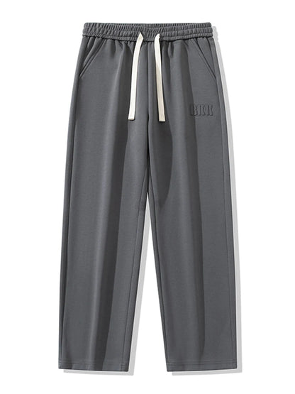 Baumwollhose mit weitem Bein