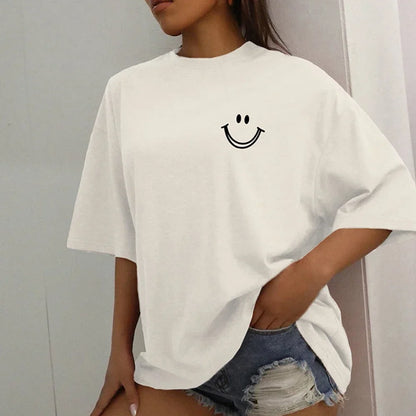 Kurzärmeliges T-Shirt im Hip-Hop-Stil