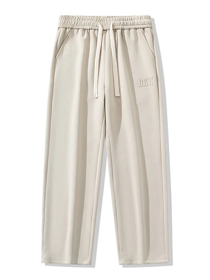 Baumwollhose mit weitem Bein