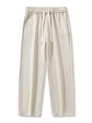Baumwollhose mit weitem Bein