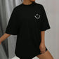 Kurzärmeliges T-Shirt im Hip-Hop-Stil