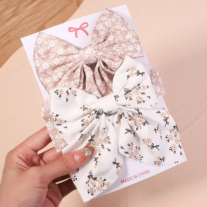 Solides Haarschmuck-Set mit Schleife
