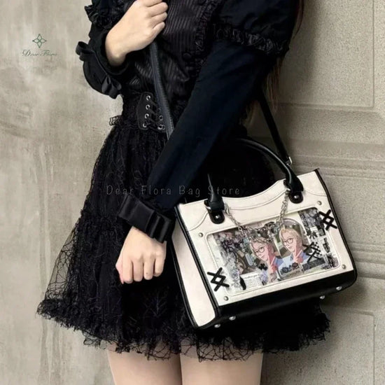 Transparente Tasche im Crossbody-Stil