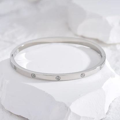 Diamantring aus Edelstahl