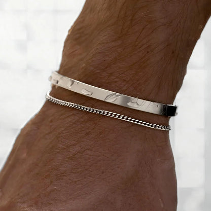 Pulseiras empilháveis para homens