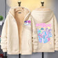 Moletom com capuz casual casaco esportivo inverno roupas femininas