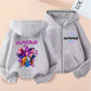Engraçado zip up sweatshirts kpop demon hunters hoodie