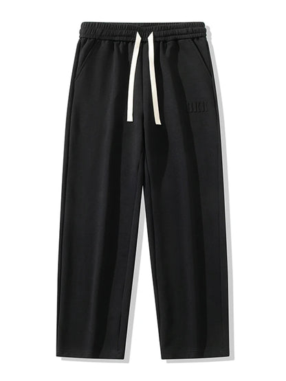 Baumwollhose mit weitem Bein