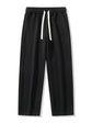 Baumwollhose mit weitem Bein