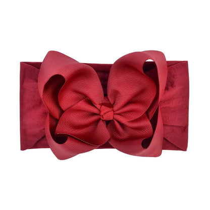 1PC Faixa de cabeça de arco de fita grande para meninas
