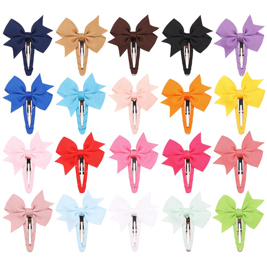 20 cores 2pcs  clipes para meninas