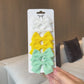 4/6/10Pcs laços de Soft Algodão Bow Hairpin