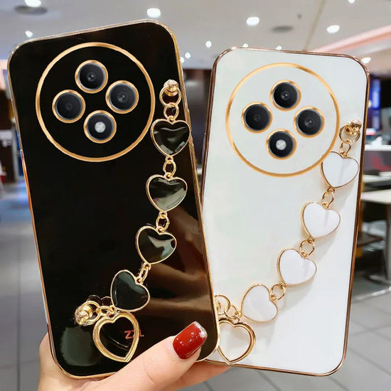 Capa com pulseira  de coração  para  Xiaomi Redmi