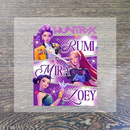 Roupas adesivo  de desenho animado personalizado