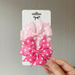 2pcs Girls Cute  Printing Dot Bows Hair Accessories Hair Clips Handmade Bows Clips Hair Pin Kawaii Child Accessories