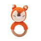 Brinquedo de  Crochet animal de urso chocalho
