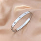 Diamantring aus Edelstahl