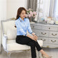 Weißes Langarmshirt für Damen