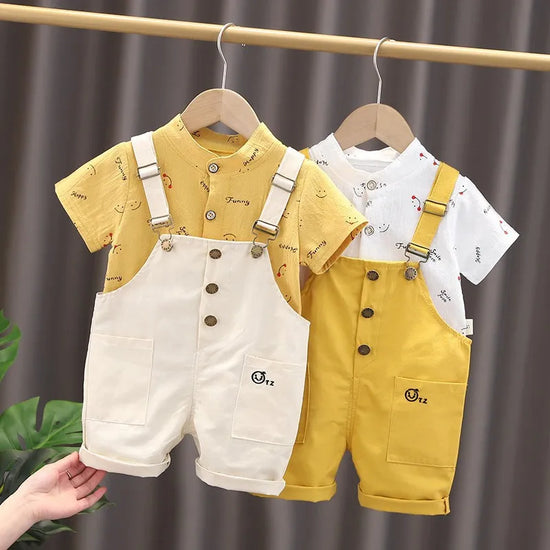 Macacão 2 pçs/ para criança traje casual