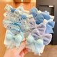 10 stücke Haar Zubehör Mädchen Scrunchies Ästhetischen Haar Krawatten kinder Bands Kinder Bandeaux Elastiquec Stirnbänder Bandes Nette
