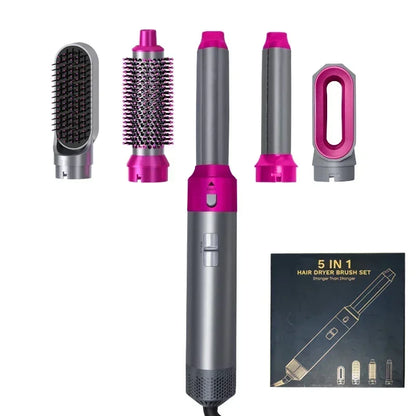 Secador de cabelo 5 em 1 conjunto de pente quente modelador de cabelo profissional