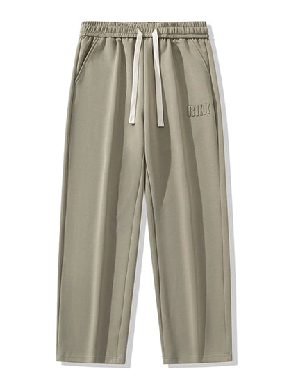 Baumwollhose mit weitem Bein