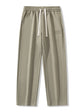 Baumwollhose mit weitem Bein