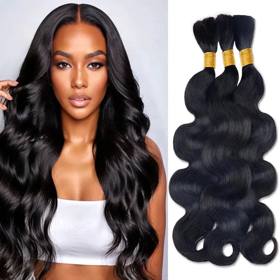 Tissagem 100% cabelo humano,preto natural, 1B
