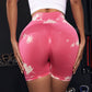 Nahtlose Leggings-Shorts