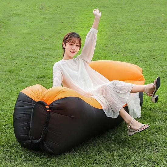 Aufblasbares Schlafsofa, ausfallsicher, schnell, Lazy Bag, Strandsofa,