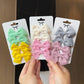 4/6/10Pcs laços de Soft Algodão Bow Hairpin