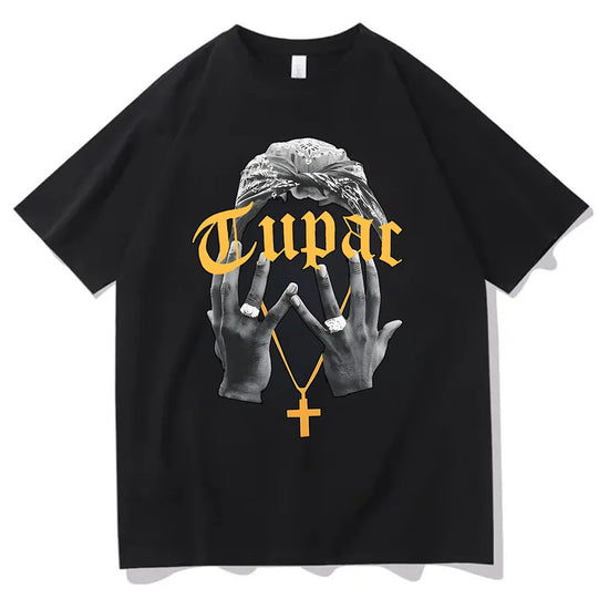 Tupac Baumwoll-Top-T-Shirts für Teenager