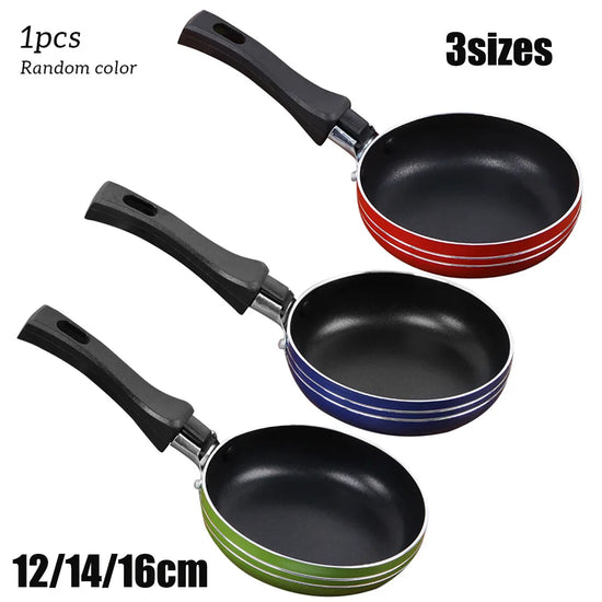 12cm / 14cm / 16cm Mini Frying Pan Frypan de aço