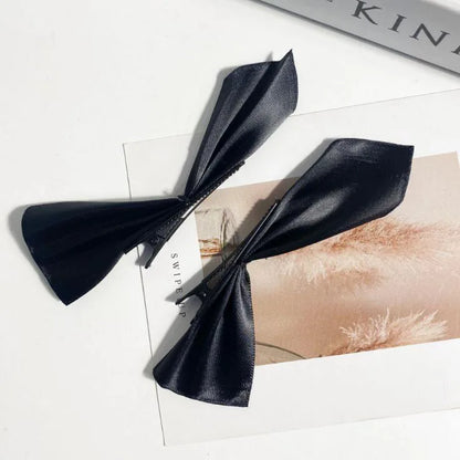 JK Mädchen Haarspangen, süße Haar-Accessoires, schwarz-weißes Band