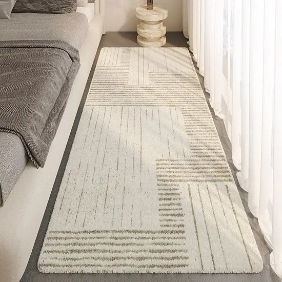 Simple Line Moderne Schlafzimmer-Nachttischteppiche