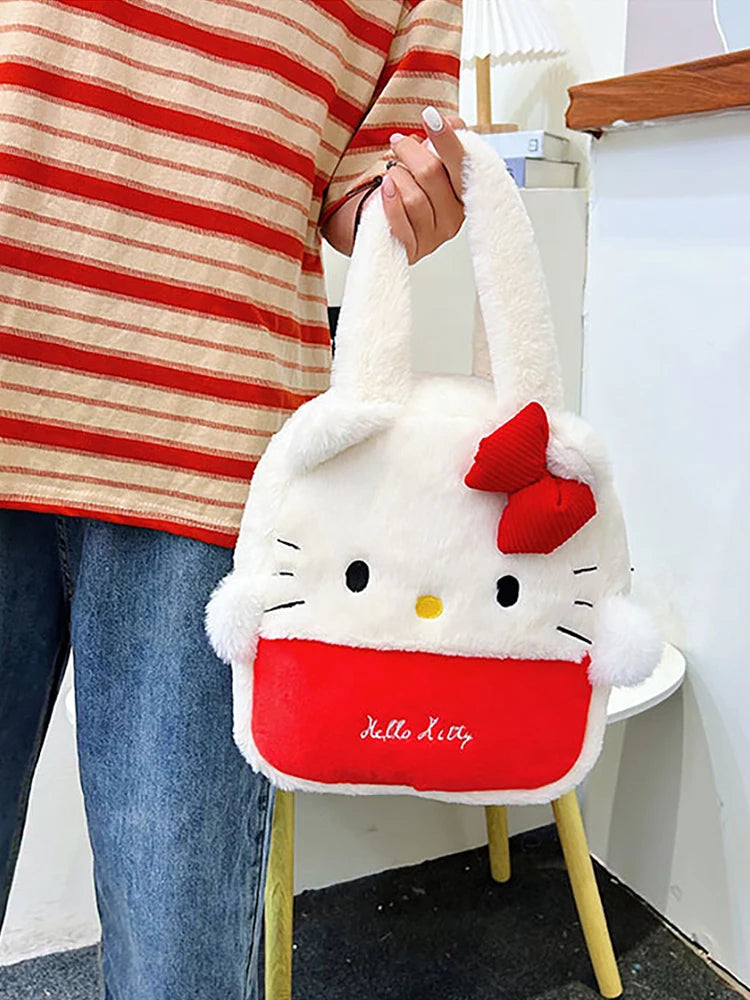 Bolsa de Pelúcia Hello Kitty para Mulher