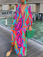 Sexy Langarmkleid mit V-Ausschnitt
