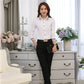 Weißes Langarmshirt für Damen