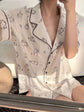 Conjunto de  pijamas, shorts casuais