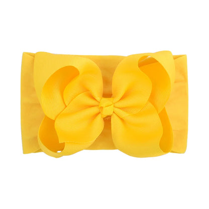 1PC Faixa de cabeça de arco de fita grande para meninas