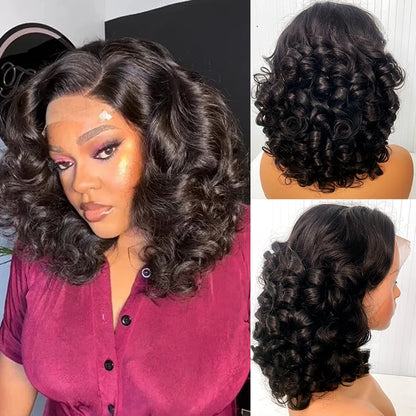 13x4 HD Lace Front Echthaarperücken 250% Dichte