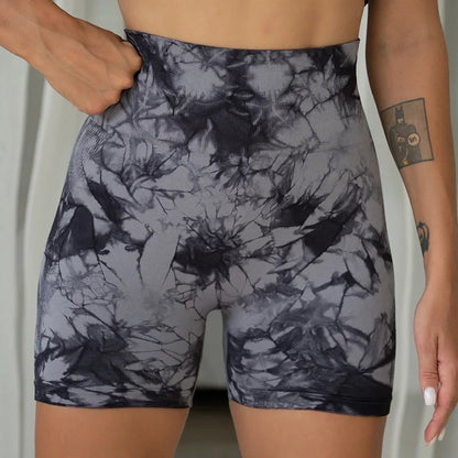Nahtlose Leggings-Shorts