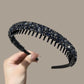 Neue rutschfeste Strass-Stirnbänder, solide Wellen-Haarbänder für Frauen und Mädchen, Lünette, modischer Haarreifen, Damen-Boutique-Haarschmuck