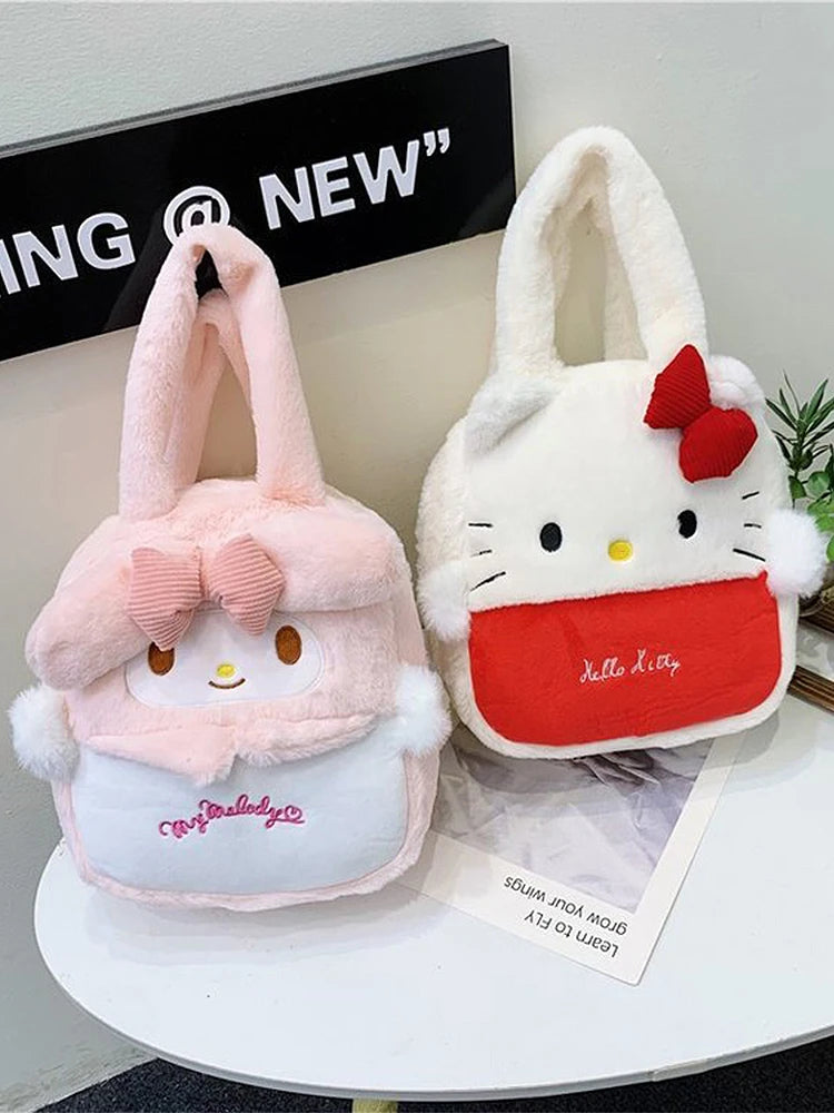 Bolsa de Pelúcia Hello Kitty para Mulher