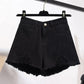Cowboy-Shorts für Damen, koreanische hohe Taille