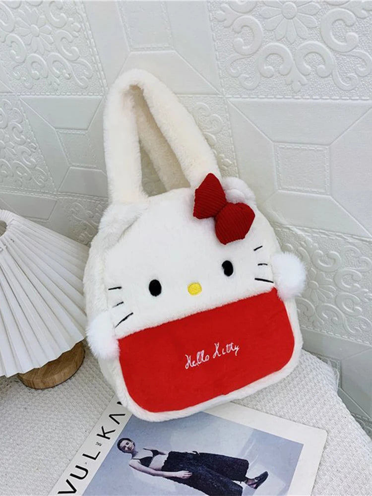 Bolsa de Pelúcia Hello Kitty para Mulher