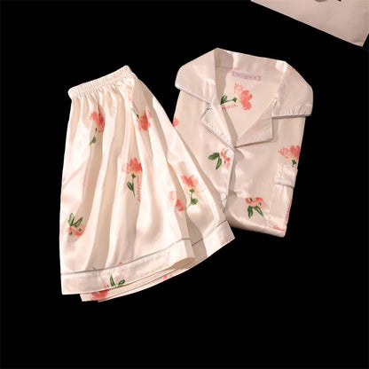 Conjunto de  pijamas, shorts casuais