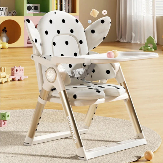 Multifunktionaler Baby-Essstuhl, tragbarer, klappbarer Babystuhl, Kinder-Esshocker, leichter, verstellbarer Esstisch